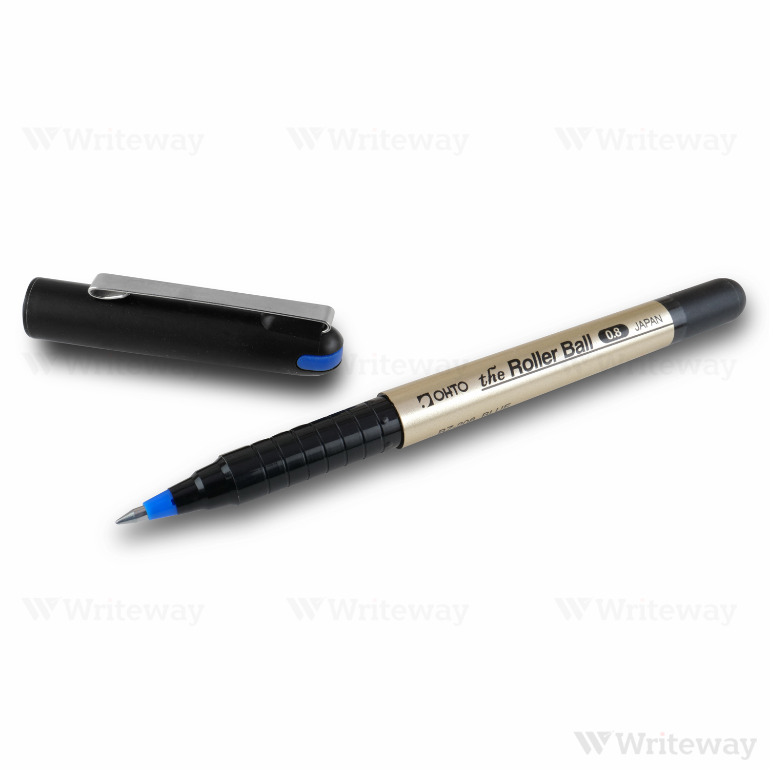 OHTO -BZ 208 THE ROLLER PEN 0.8mm BLUE  (PACK OF 12 PENS)